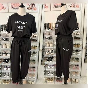 🌷Brand New Disney Black Women's Jogger Set